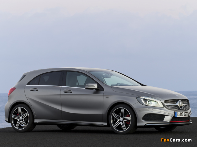 Mercedes-Benz A 250 AMG Sport Package (W176) 2012 wallpapers (640 x 480)