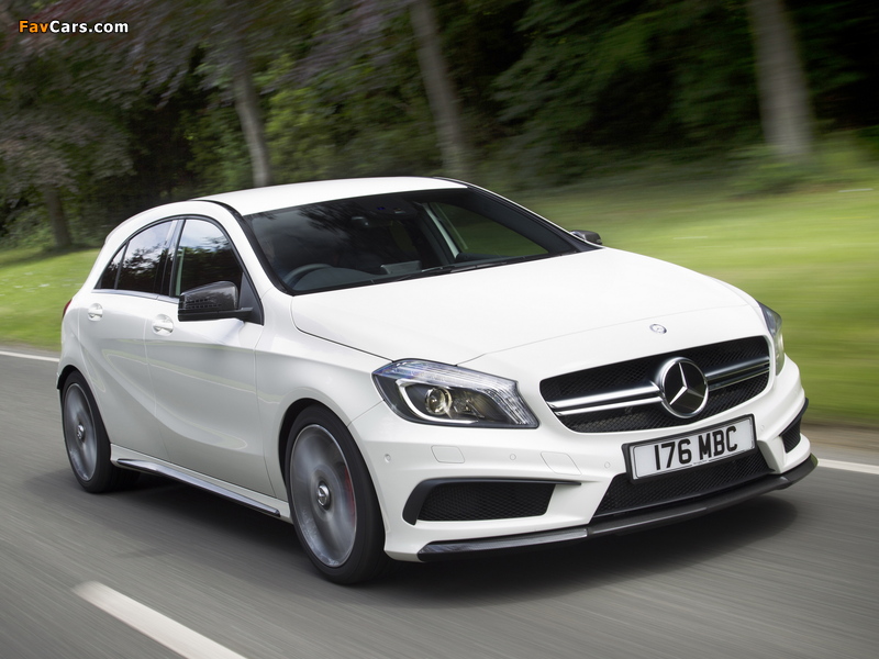 Mercedes-Benz A 45 AMG UK-spec (W176) 2013 images (800 x 600)