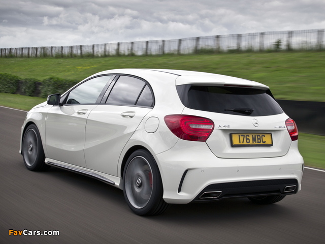 Mercedes-Benz A 45 AMG UK-spec (W176) 2013 pictures (640 x 480)