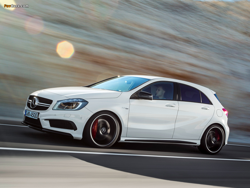 Mercedes-Benz A 45 AMG (W176) 2013 wallpapers (1024 x 768)
