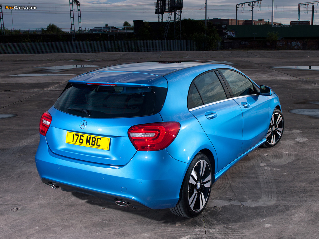 Photos of Mercedes-Benz A 200 CDI Urban Package UK-spec (W176) 2012 (1024 x 768)