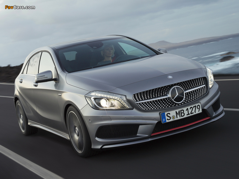 Photos of Mercedes-Benz A 250 AMG Sport Package (W176) 2012 (800 x 600)