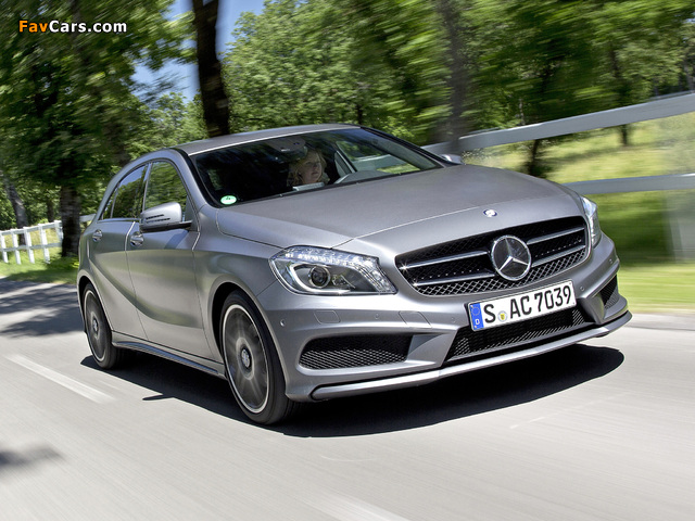 Photos of Mercedes-Benz A 200 Style Package (W176) 2012 (640 x 480)