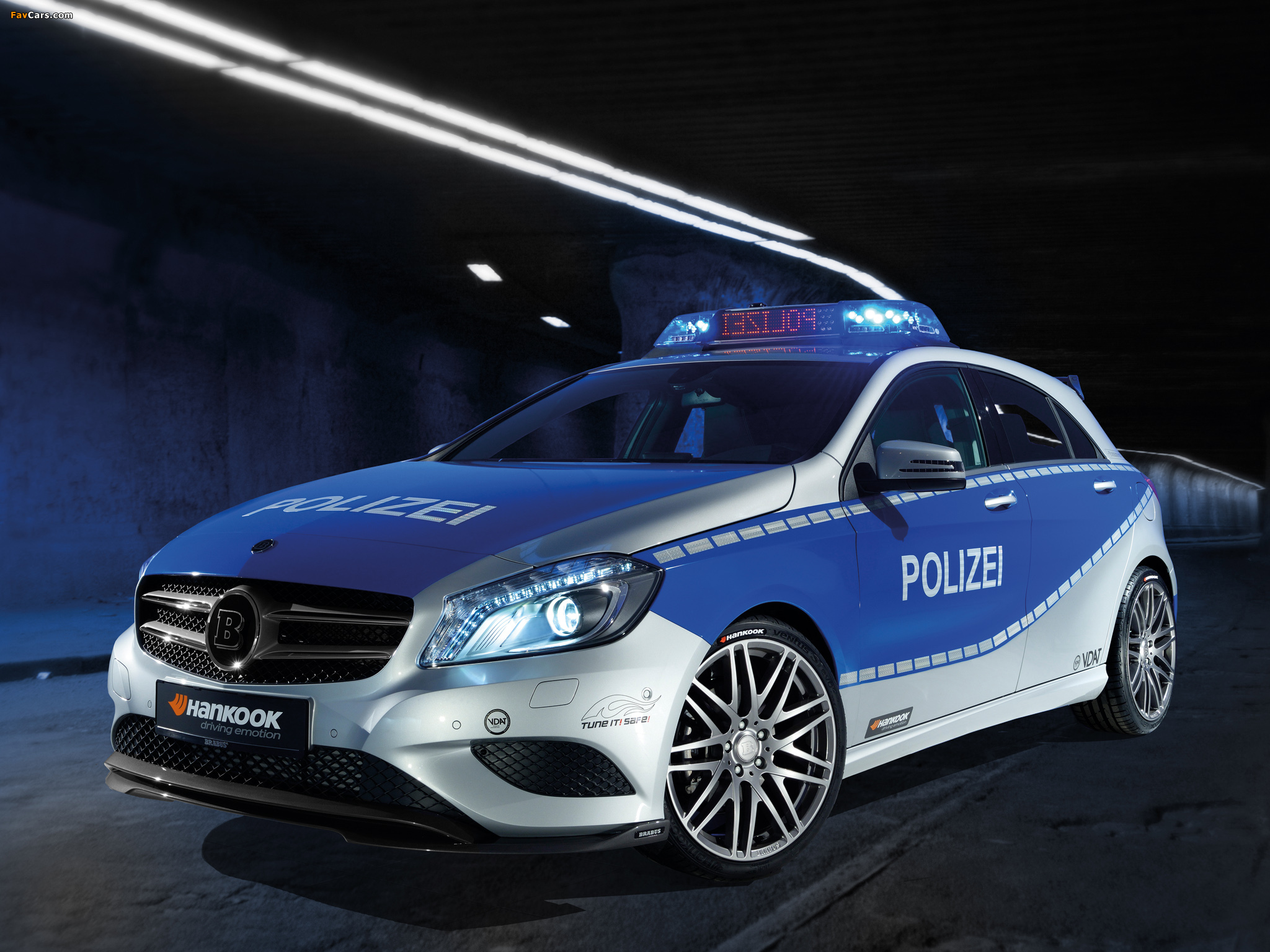 Photos of Brabus B25 Polizei Tune it! Safe! Concept (W176) 2012 (2048 x 1536)