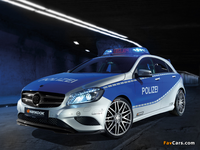 Photos of Brabus B25 Polizei Tune it! Safe! Concept (W176) 2012 (640 x 480)
