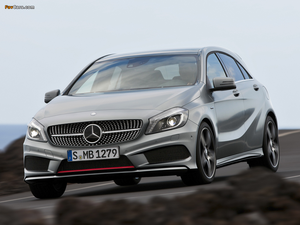 Photos of Mercedes-Benz A 250 AMG Sport Package (W176) 2012 (1024 x 768)