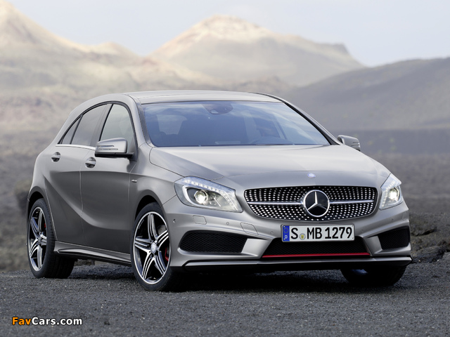 Photos of Mercedes-Benz A 250 AMG Sport Package (W176) 2012 (640 x 480)