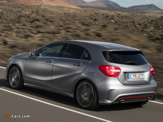 Pictures of Mercedes-Benz A 250 AMG Sport Package (W176) 2012 (640 x 480)