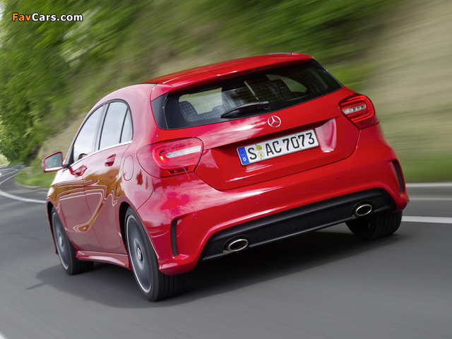 Pictures of Mercedes-Benz A 180 Style Package (W176) 2012 (640 x 480)