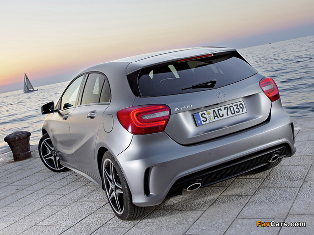 Pictures of Mercedes-Benz A 200 Style Package (W176) 2012 (640 x 480)