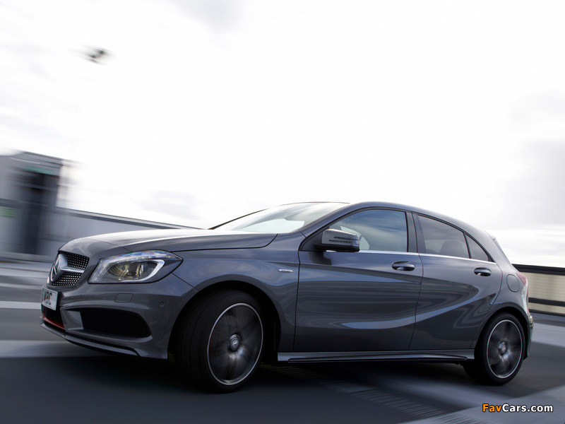 Pictures of Mercedes-Benz A 250 AMG Sport Package UK-spec (W176) 2012 (800 x 600)