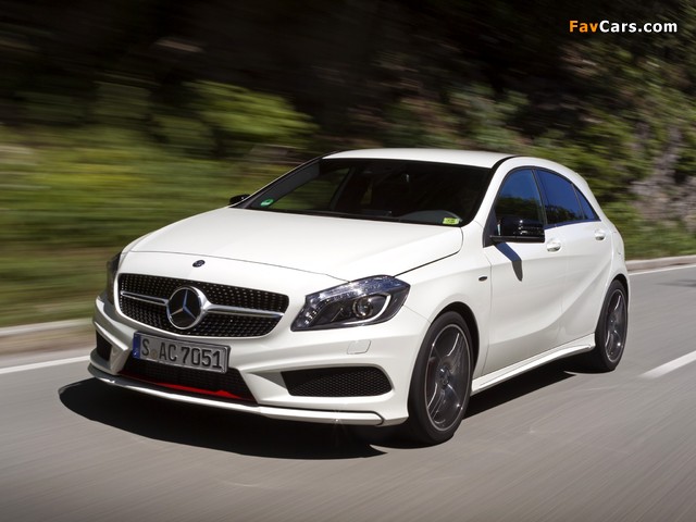 Pictures of Mercedes-Benz A 200 CDI AMG Sport Package (W176) 2012 (640 x 480)