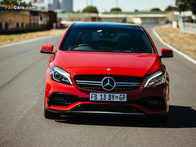 Pictures of Mercedes-AMG A 45 4MATIC ZA-spec (W176) 2016 (640 x 480)