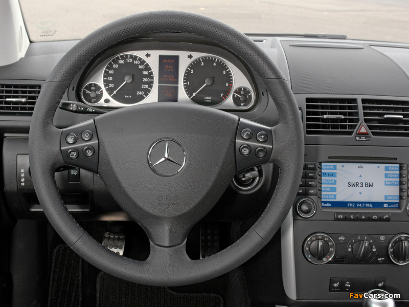 Mercedes-Benz A 200 Turbo 3-door (W169) 2004–08 wallpapers (800 x 600)