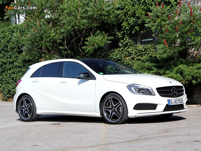 Mercedes-Benz A 200 CDI AMG Sport Package (W176) 2012 wallpapers (640 x 480)
