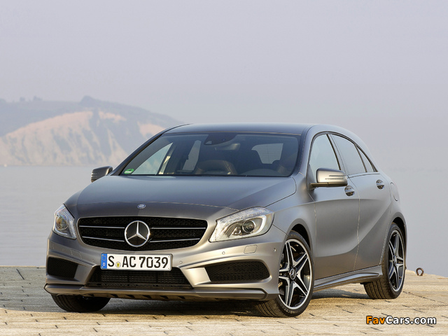 Mercedes-Benz A 200 Style Package (W176) 2012 wallpapers (640 x 480)