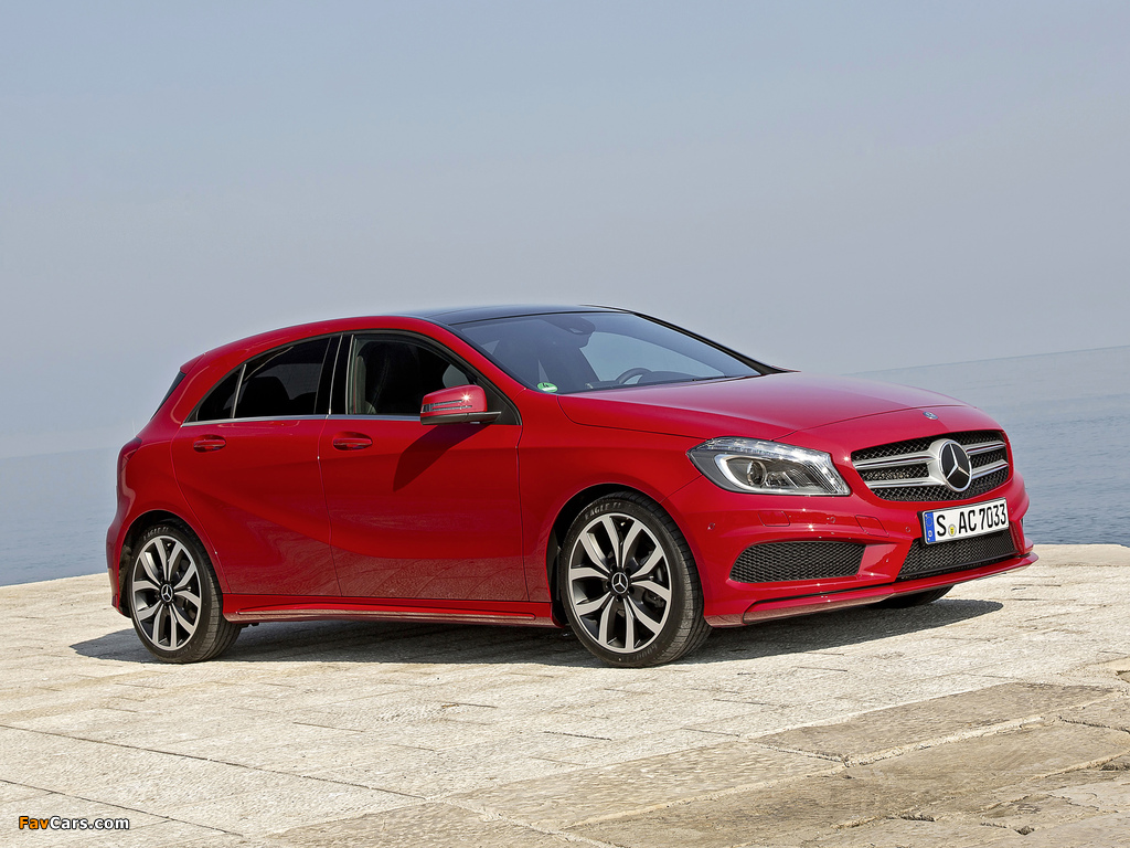 Mercedes-Benz A 200 CDI Style Package (W176) 2012 wallpapers (1024 x 768)