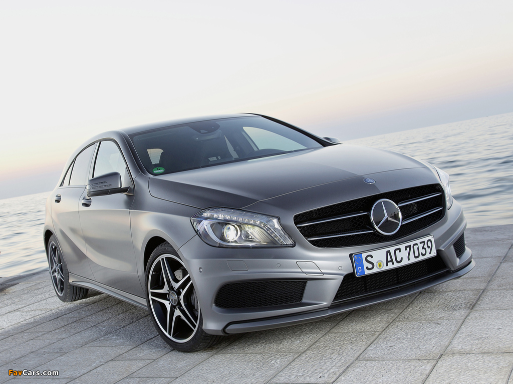 Mercedes-Benz A 200 Style Package (W176) 2012 wallpapers (1024 x 768)