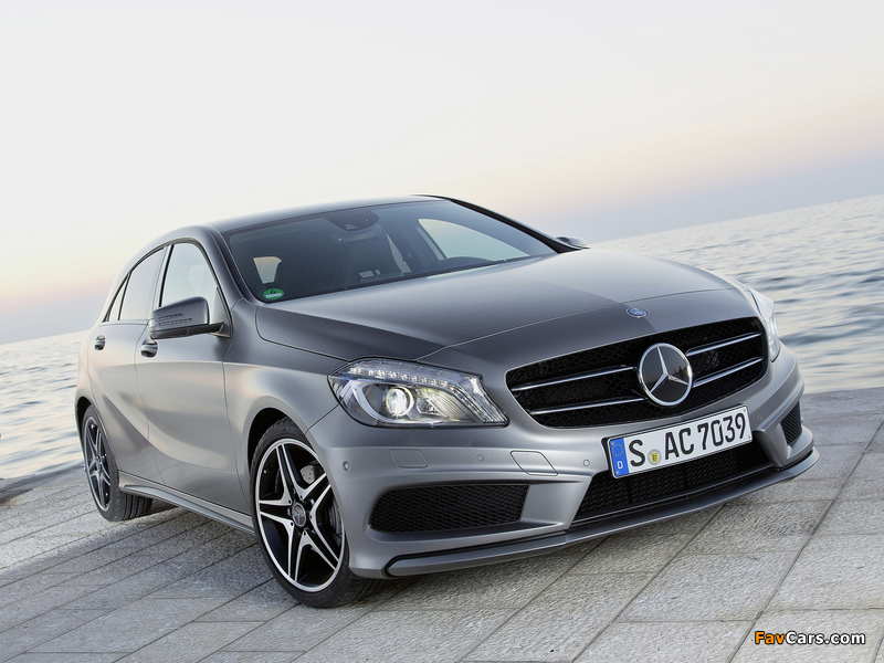 Mercedes-Benz A 200 Style Package (W176) 2012 wallpapers (800 x 600)