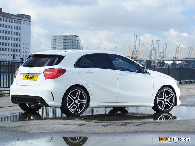 Mercedes-Benz A 220 CDI Style Package UK-spec (W176) 2012 wallpapers (640 x 480)