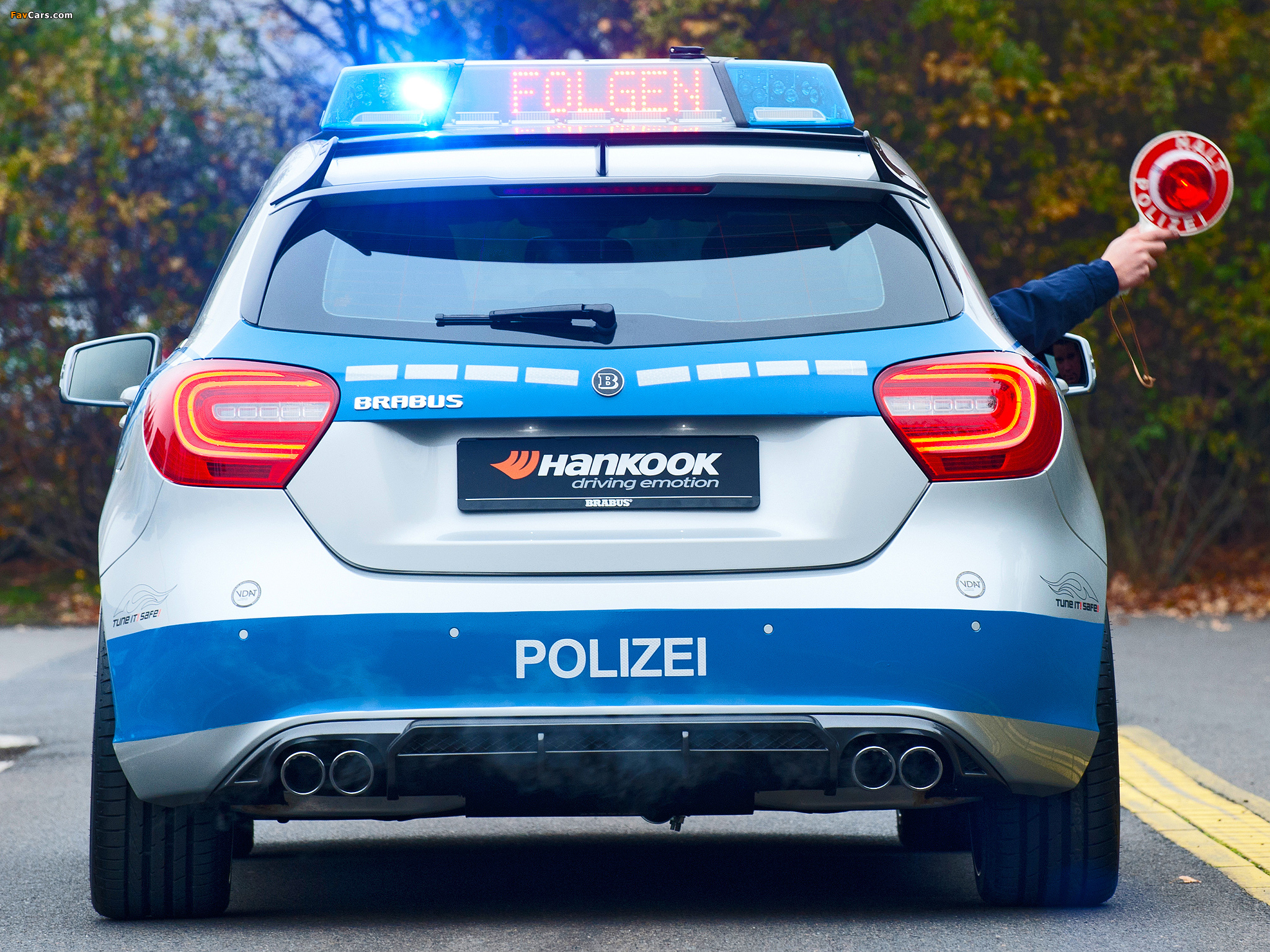 Brabus B25 Polizei Tune it! Safe! Concept (W176) 2012 wallpapers (2048 x 1536)