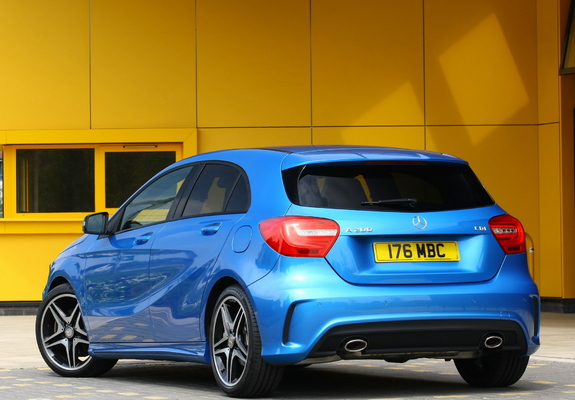 Mercedes-Benz A 200 CDI Style Package UK-spec (W176) 2012 wallpapers