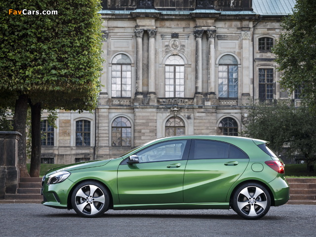 Mercedes-Benz A 200 Style (W176) 2015 wallpapers (640 x 480)