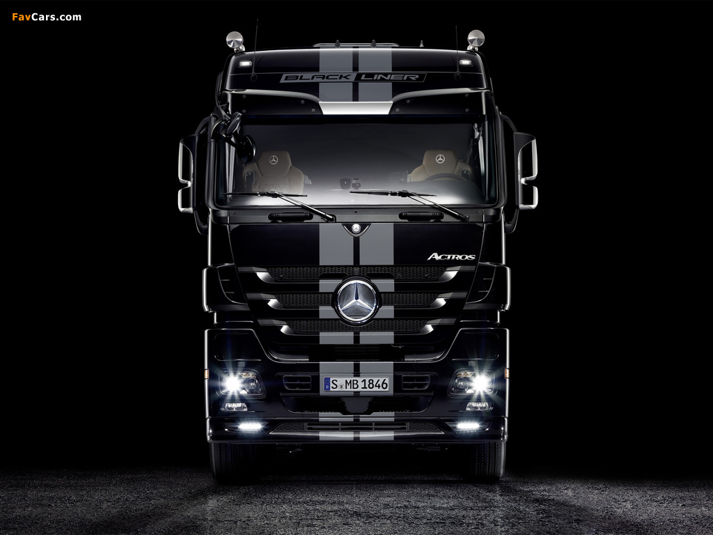 Images of Mercedes-Benz Actros 1846 Black/White Liner Edition (MP3) 2010 (1024 x 768)
