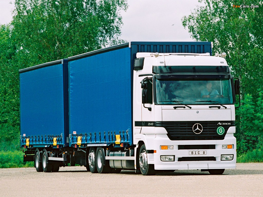 Mercedes-Benz Actros 2540 (MP1) 1997–2002 wallpapers (1024 x 768)