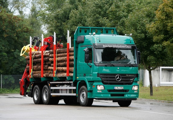 Mercedes-Benz Actros 2651 Timber Truck (MP2) 2002–09 images