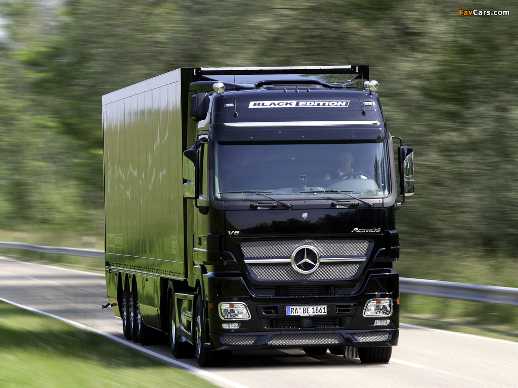 Mercedes-Benz Actros 1861 LS Black Edition (MP2) 2004 images (1024 x 768)