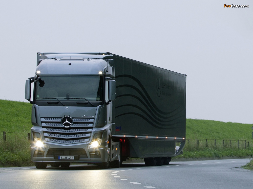 Mercedes-Benz Actros Aerodynamic Trailer Concept (MP4) 2012 images (1024 x 768)