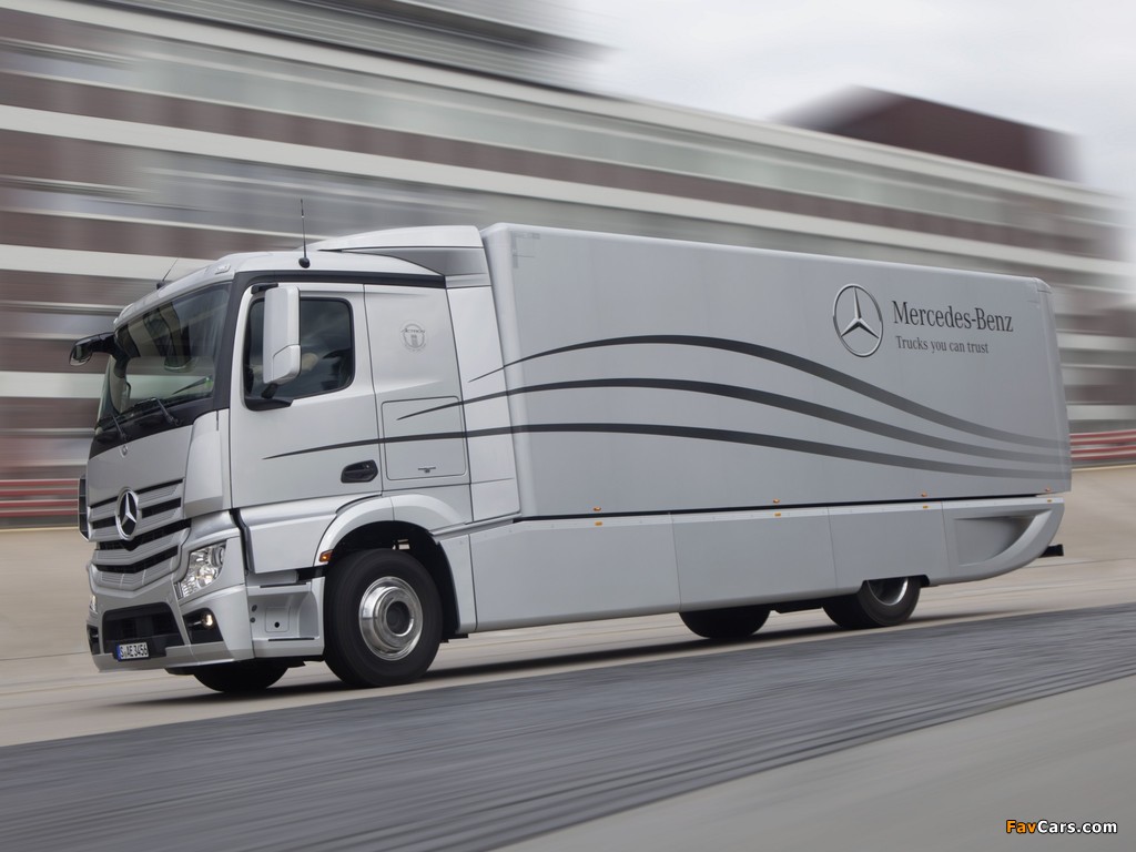 Mercedes-Benz Actros Aerodynamic Truck Concept 2012 photos (1024 x 768)