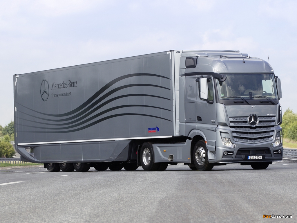 Mercedes-Benz Actros Aerodynamic Trailer Concept (MP4) 2012 pictures (1024 x 768)