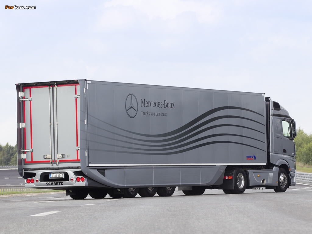 Photos of Mercedes-Benz Actros Aerodynamic Trailer Concept (MP4) 2012 (1024 x 768)
