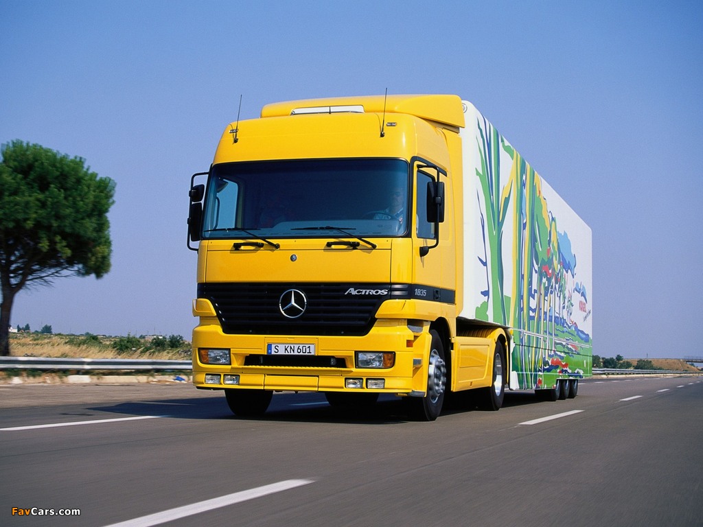 Pictures of Mercedes-Benz Actros 1835 (MP1) 1997–2002 (1024 x 768)