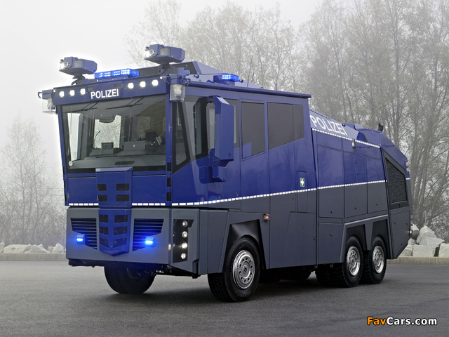 Pictures of Mercedes-Benz Actros 3341 6x6 Water Cannon 10000 (MP3) 2009–11 (640 x 480)