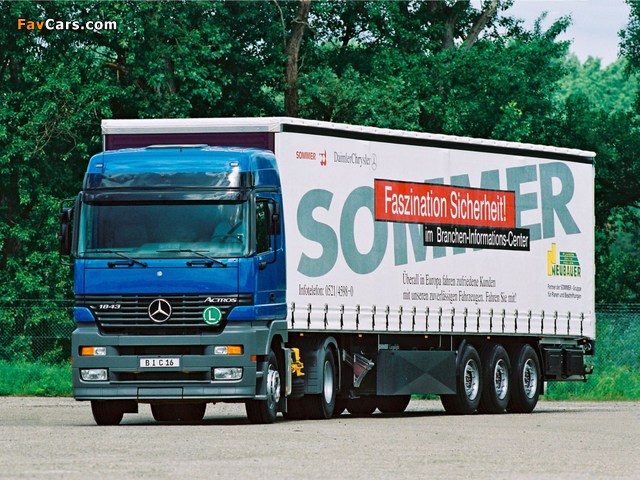 Mercedes-Benz Actros 1843 (MP1) 1997–2002 wallpapers (640 x 480)