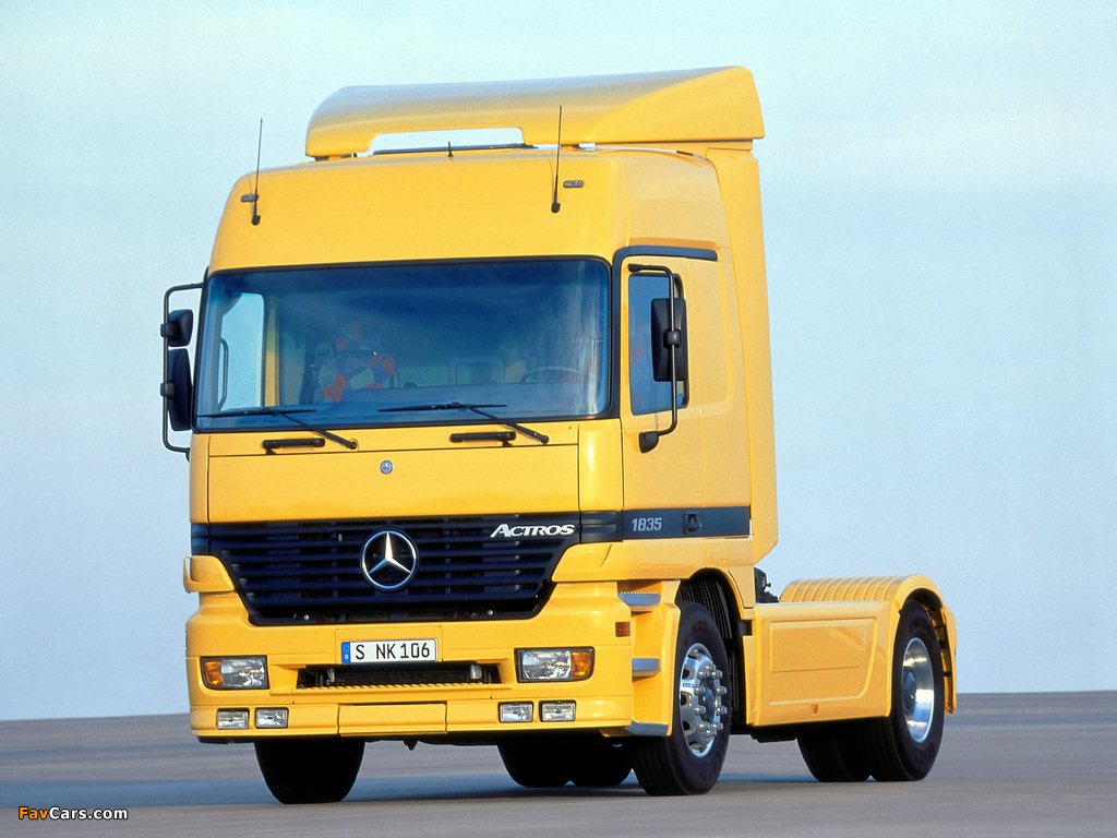 Mercedes-Benz Actros 1835 (MP1) 1997–2002 wallpapers (1024 x 768)