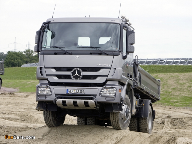 Mercedes-Benz Actros 1832 (MP3) 2009–11 wallpapers (640 x 480)