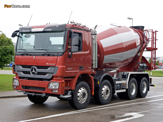 Mercedes-Benz Actros 3241 Mixer (MP3) 2009–11 wallpapers (640 x 480)