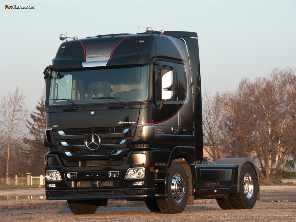 Mercedes-Benz Actros 1855 V8 Star Edition (MP3) 2010 wallpapers (1024 x 768)