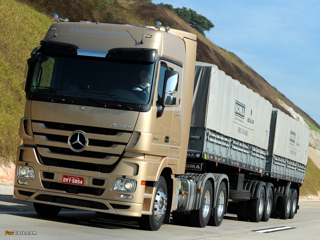 Mercedes-Benz Actros 2646 BR-spec (MP3) 2011 wallpapers (1024 x 768)