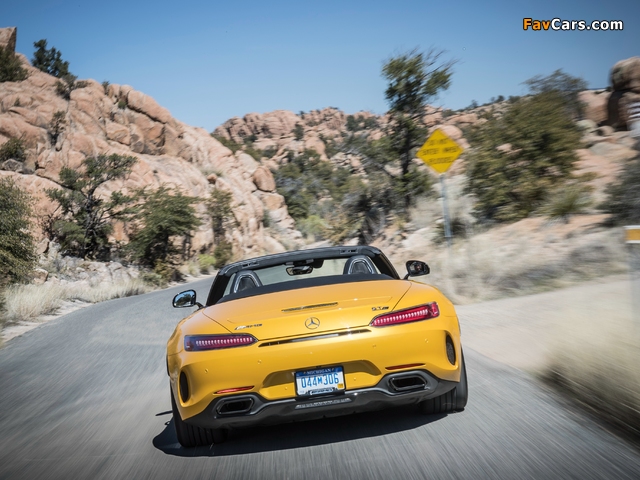 Images of Mercedes-AMG GT C Roadster (R190) 2016 (640 x 480)