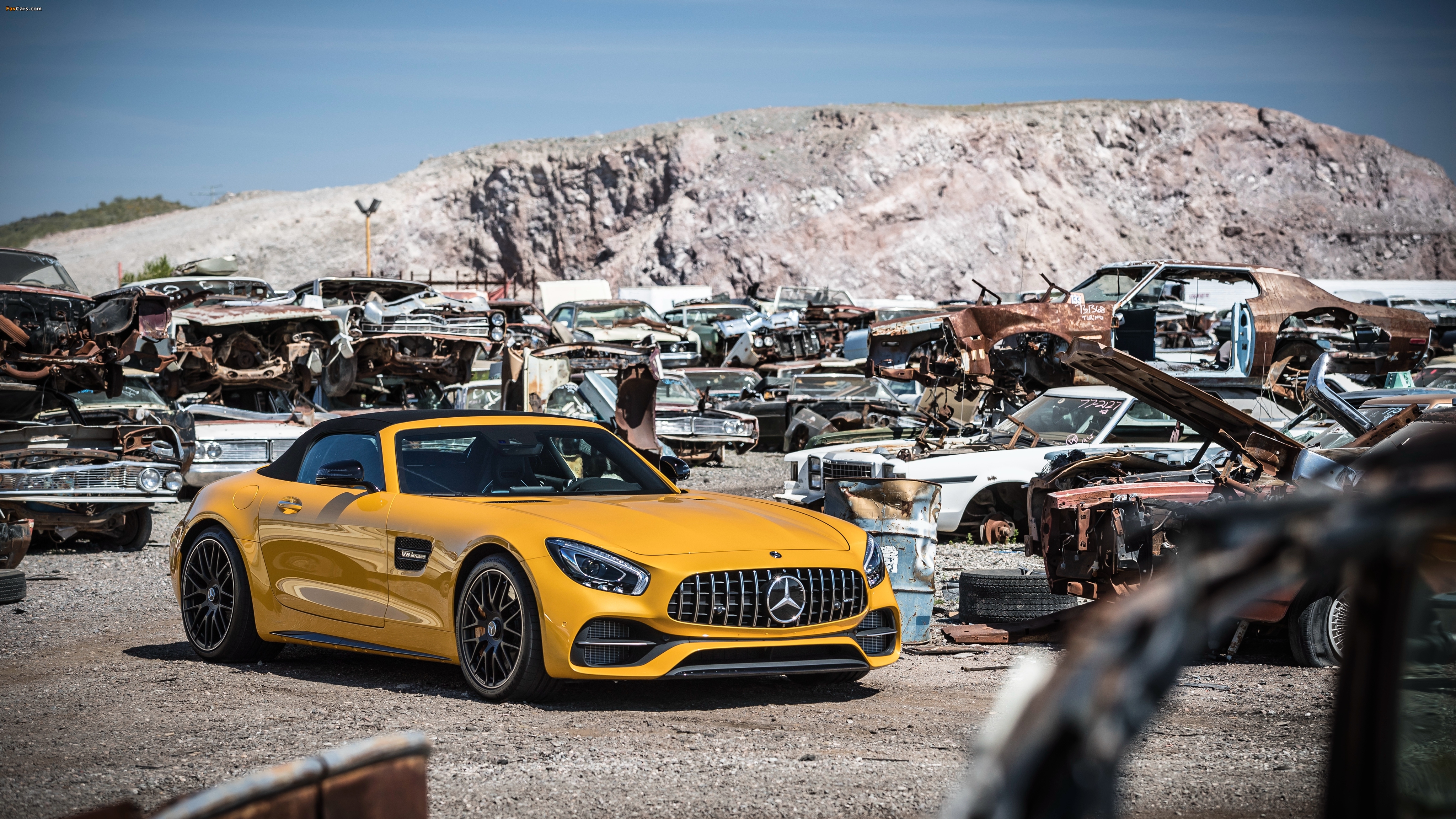 Mercedes-AMG GT C Roadster (R190) 2016 images (4096 x 2304)