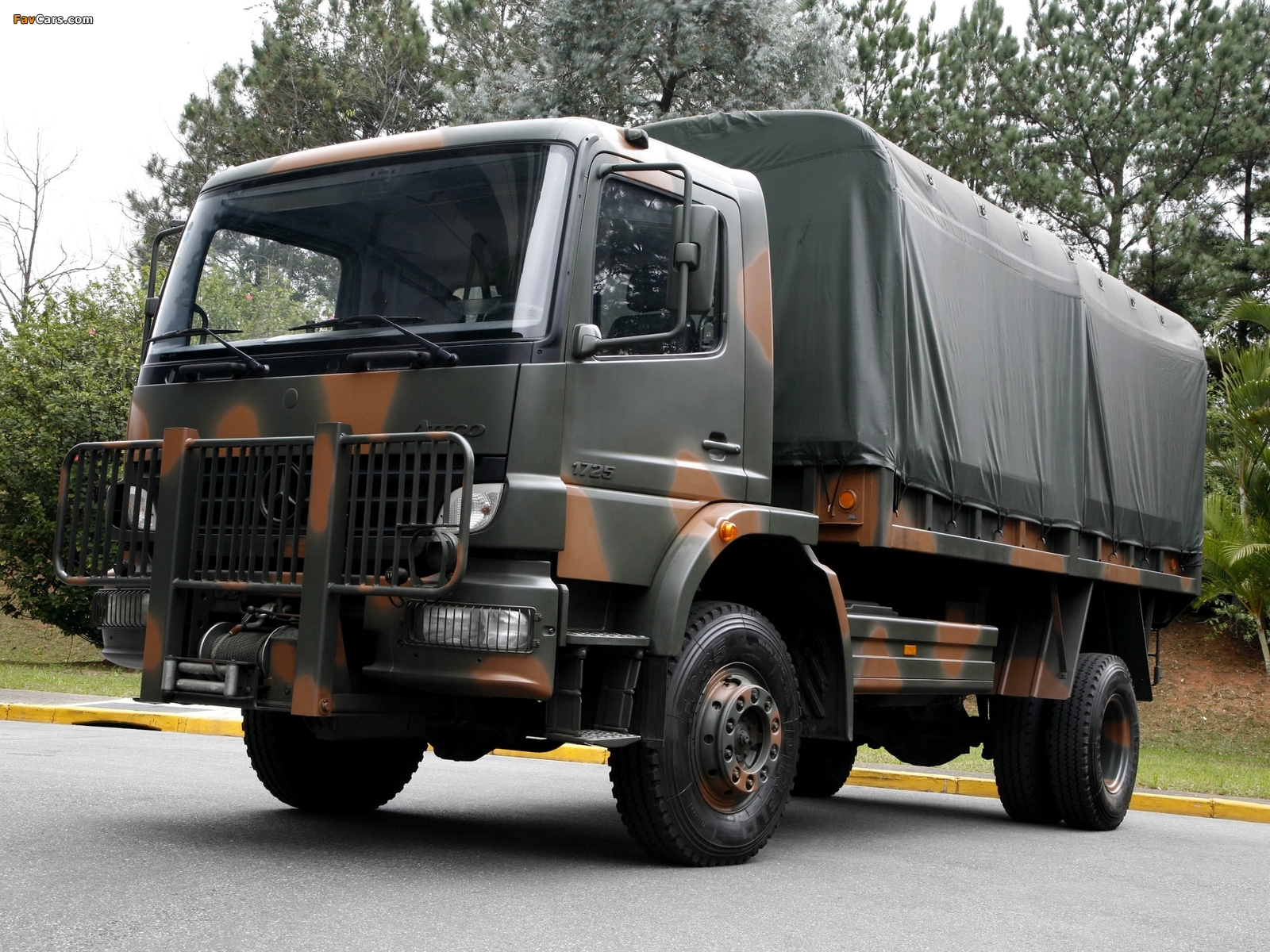 Mercedes-Benz Atego 1725 4x4 Military Truck 2005–11 pictures (1600 x 1200)