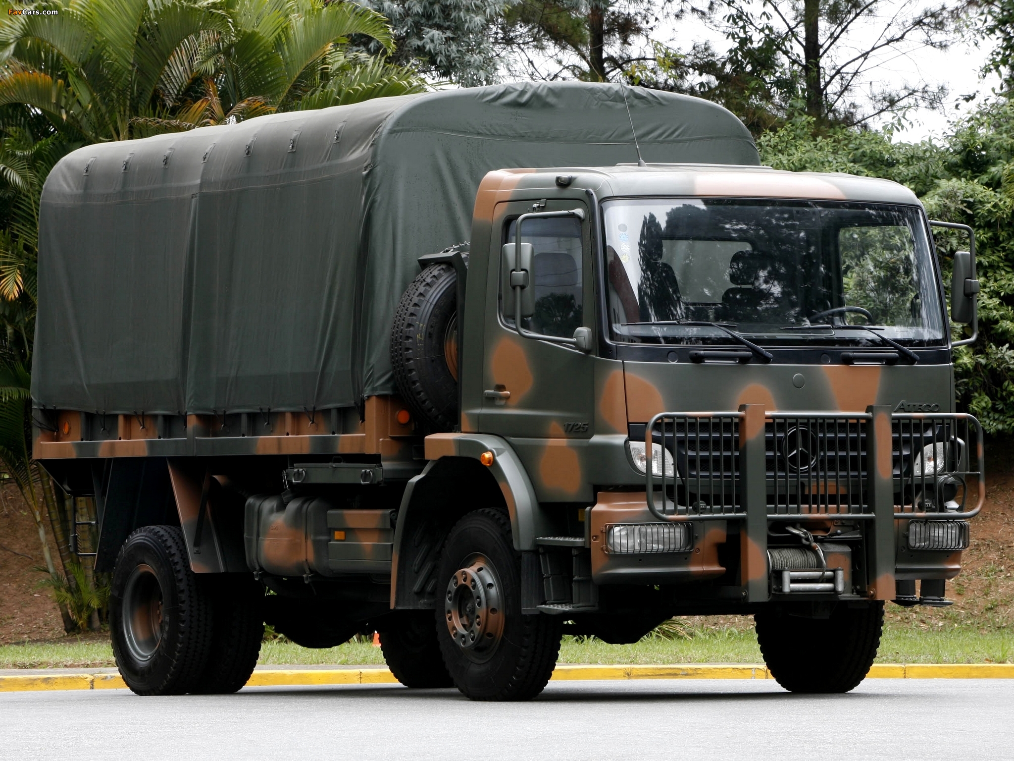 Pictures of Mercedes-Benz Atego 1725 4x4 Military Truck 2005–11 (2048 x 1536)