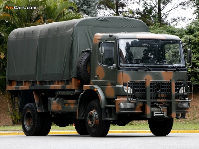 Pictures of Mercedes-Benz Atego 1725 4x4 Military Truck 2005–11 (640 x 480)