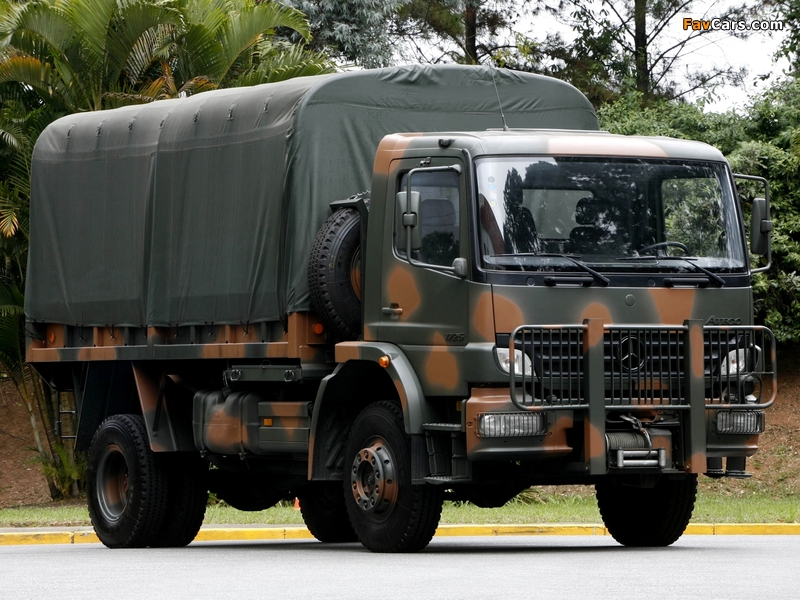 Pictures of Mercedes-Benz Atego 1725 4x4 Military Truck 2005–11 (800 x 600)
