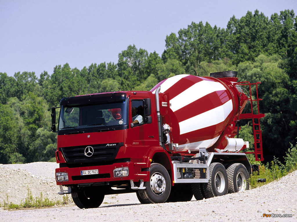 Mercedes-Benz Axor 2633 Mixer 2005–10 pictures (1024 x 768)